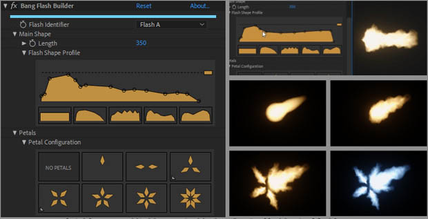 三维枪口火焰闪光火花枪火特效AE插件 Aescripts QP Bang V1.0.3a Win/Mac破解版+ 使用教程