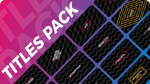 FCPX插件-30组创意文字标题字幕动画预设