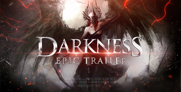 AE模板-暗黑电影游戏史诗预告片Epic Trailer – Darkness