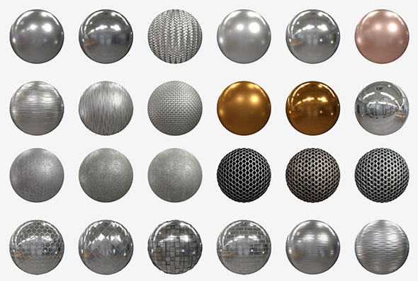 真实扫描金属/大理石/布料/砖块/PBR材质纹理贴图Poliigon Textures合集-图片1