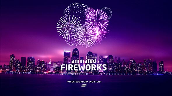 Photoshop动作制作GIF烟花动画教程+笔刷-图片1