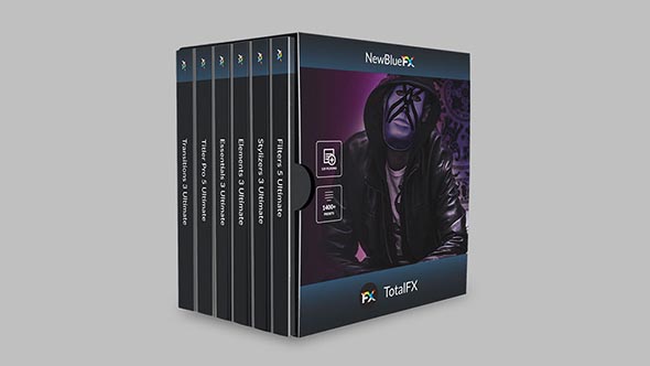 AE/PR/OFX/Avid转场调色字幕稳定防抖插件包 NewBlue TotalFX 360 build 250207 CE Win