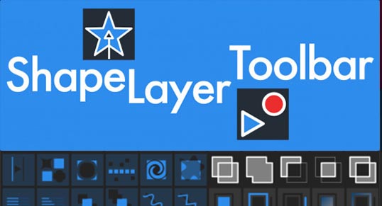 图形层快速修改AE脚本 Aescripts Shape Layer Toolbar v1.0.1 + 使用教程