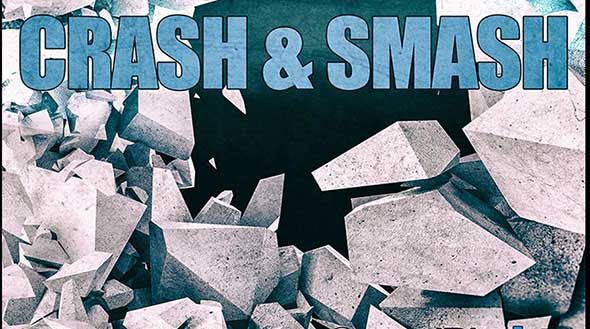 1110种玻璃滚石石头木材金属撞击断裂碰撞WAV无损音效