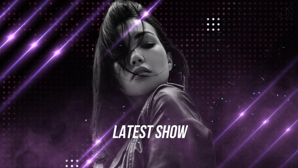 AE模板-最新节目时尚秀人物介绍开场片头 Latest Show