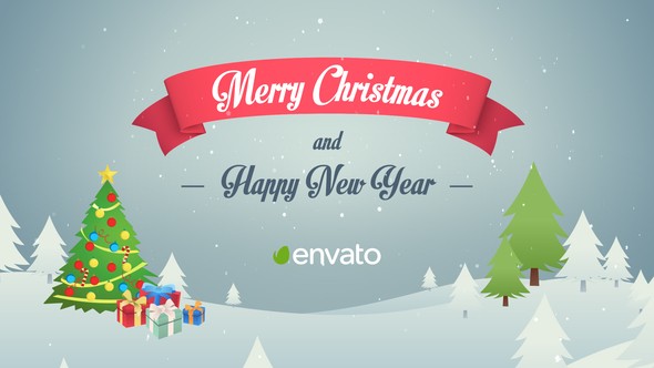 AE模板-新年圣诞节问候庆祝活动介绍Christmas & New Year Opener