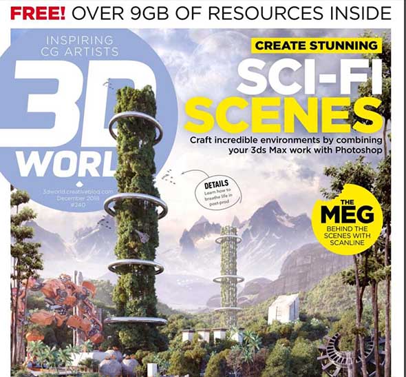 3D世界数字艺术杂志合集3D World Collection 2018