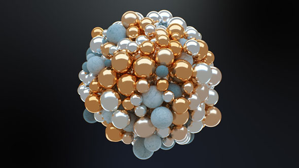 C4D教程使用动力学创建抽象球体+工程 Cinema 4D – Creating Abstract Spheres using Dynamics Tutorial