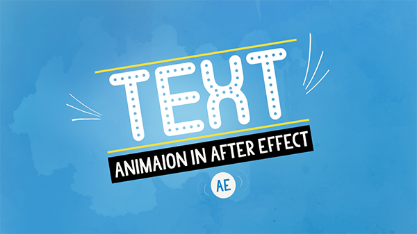 AE文字动画教程 Skillshare – Mastering Text Animation in After Effect