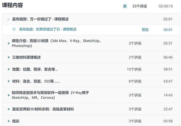 3ds Max + VRay创建专业照片级材质大师班视频教程-图片2
