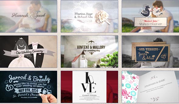 FCPX插件-20组浪漫婚礼文字标题动画 mTitle Wedding Pack