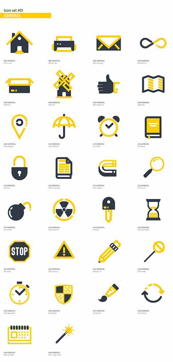 AE模板-300组扁平化MG图标ICON动画-图片2