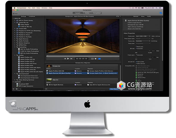 Apple Compressor v4.7.0 中文/英文/多语言破解版