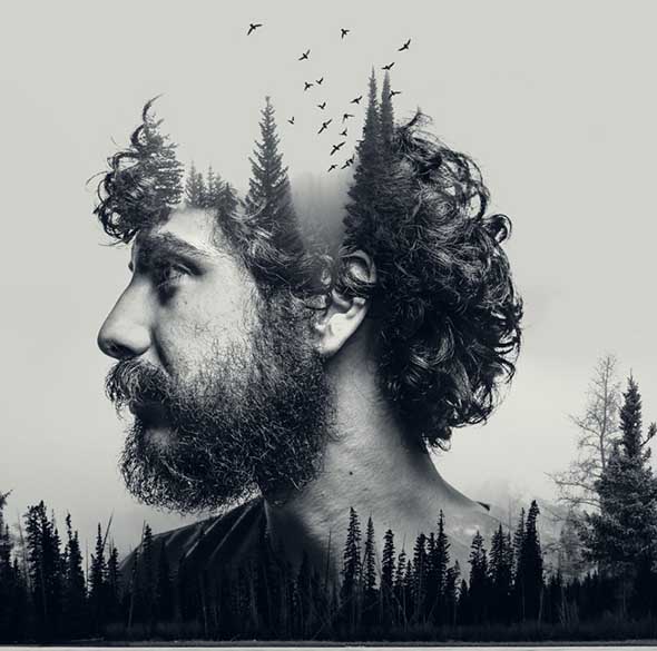 学习如何在Photoshop中制作双重曝光PS教程-图片1