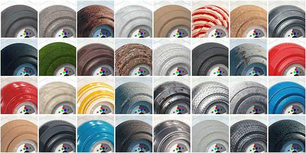 Arnold/Octane/Redshift常用材质车漆陶瓷金属玻璃木材C4D预设-图片1