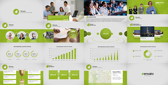 AE模板-公司企业介绍视频宣传工具包 Corporate Video Package