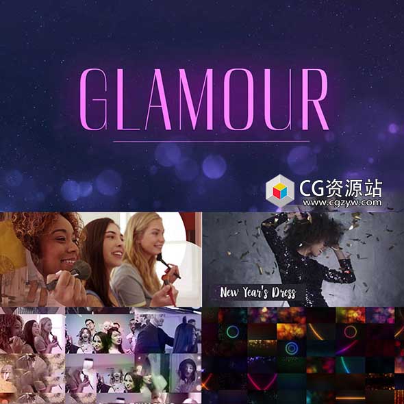 120组4K时尚奢华粒子背景包装高清视频素材