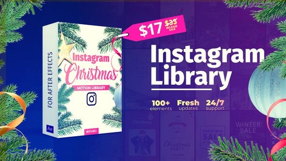 AE模板-社交媒体INS竖屏视频包装开场 Instagram Stories