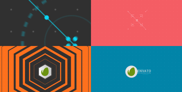 AE模板-优雅企业标志图形Logo动画 Minimal Logo 2