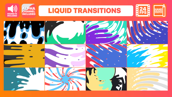 PR预设-液体过渡包图形视频转场 Liquid Transitions Pack