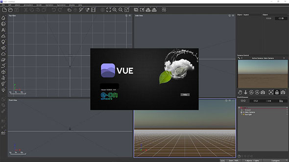 自然景观制作软件 Vue X1 and PlantFactory X1 V1.00.59.51 Win破解版