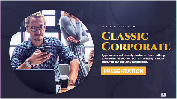 AE模板-现代企业商务文本标题宣传包装 Royal Business