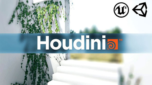 Houdini游戏植物树叶建模视频教程