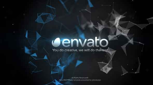 AE模板-Plexus粒子背景文字标题预告片片头Trailer Titles