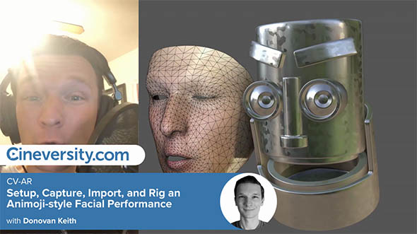 面部捕捉C4D插件 CV-AR v1.5 For Cinema 4D R19/R20 Win/Mac + 使用教程