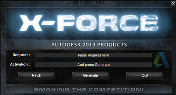 Autodesk 2019 Win/Mac XForce注册机+ 软件密钥