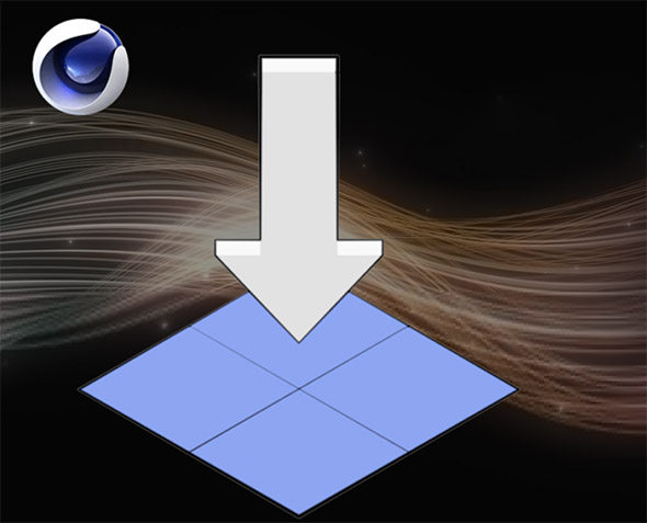 C4D插件-地面吸附对齐工具 Snap To Floor 1.5 for Cinema 4D R15-2023 Win/Mac