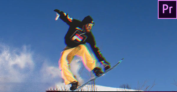 PR预设-80组RGB色彩分离扭曲视频转场Premiere预设