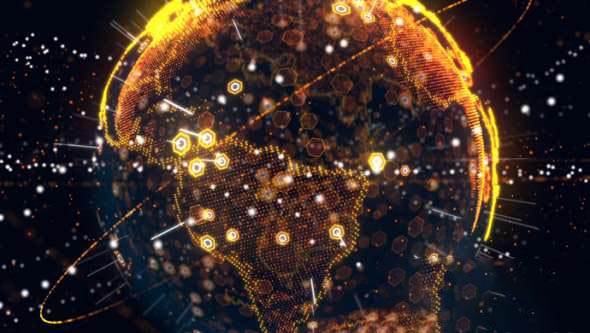 Trapcode Form制作全息科幻粒子地球动画AE教程