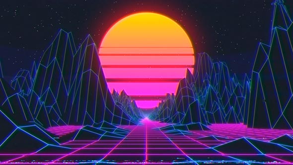 C4D和AE创建时尚合成波循环教程Cinema 4D and After Effects – Creating a Synthwave Loop Tutorial