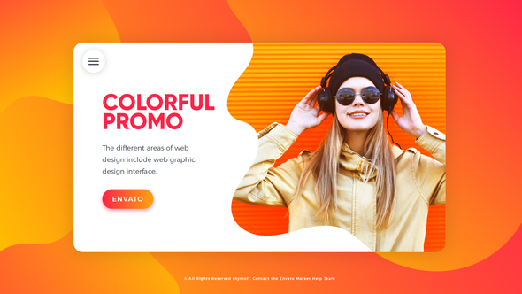 AE模板-现代时尚照片视频文字标题片头 Colorful Promo