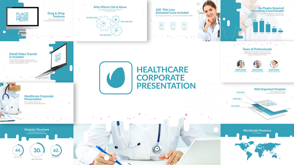 AE模板-医疗保健企业介绍 Healthcare & Corporate Presentation
