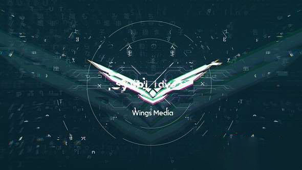 AE模板-科技感能量网络标志Logo动画 Technology Cyber Logo