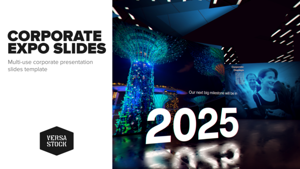 企业博览会视频幻灯片AE模板Corporate Expo Video Slides