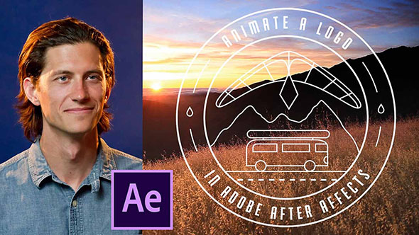 AE中学习logo标志设置动画MG教程Animate a Logo in Adobe After Effects CC with Motion Graphics