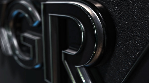 AE模板-大气E3D黑色logo动画Black Logo Reveal