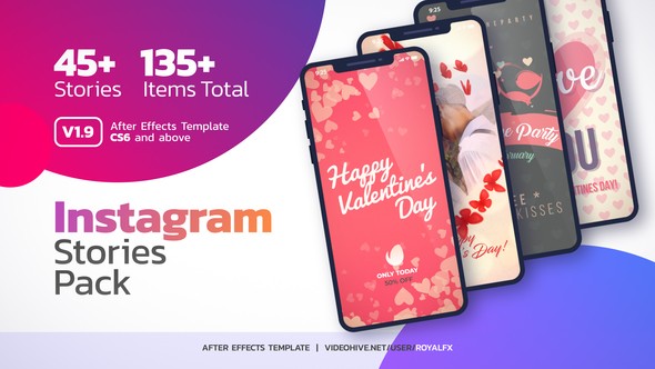 AE模板-手机竖屏Instagram宣传包装 Instagram Stories