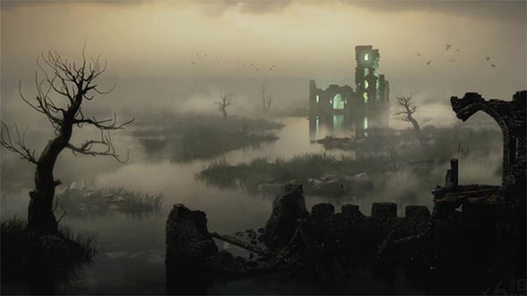 Gnomon研讨会 Houdini随机化和散射沼泽地场景案例教程