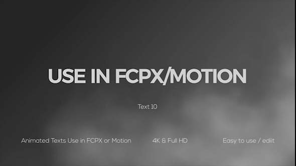 FCPX插件-10种小故障失真文字标题动画 Glitch Animated Titles