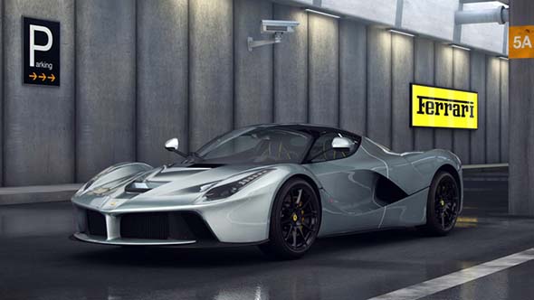 环境照明设置汽车渲染C4D教程Cinema 4D – Environment Car Lighting Tutorial-图片1