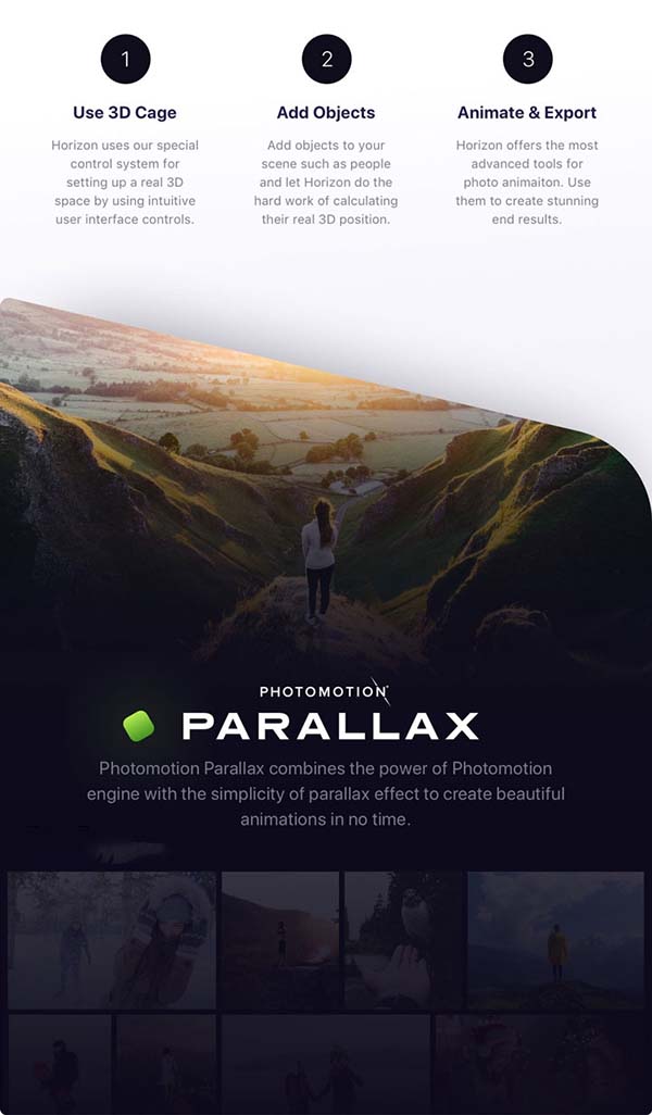 AE模板-人物风景图片转三维摄像机运动视差3D动画 Photomotion V12.0-图片9