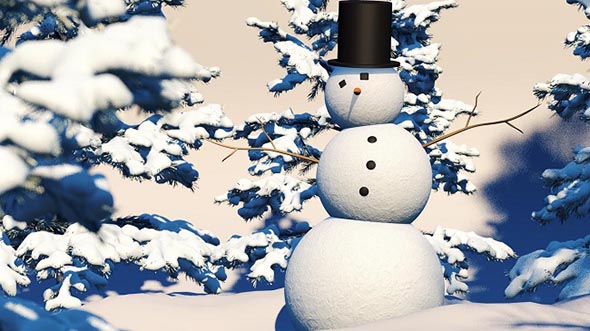 雪人冬季场景建模渲染C4D教程 Skillshare – Intro to Cinema 4D: Build a Snowman