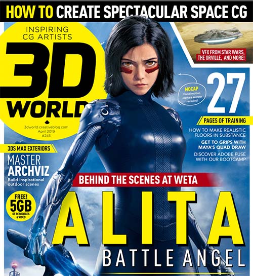 第245期3D世界艺术杂志2019年