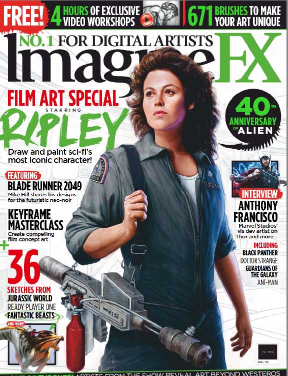 第173期ImagineFX科幻数字艺术杂志2019年5月刊