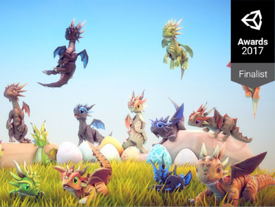 Unity小飞龙动作动画资源包Little Dragons: Tiger 2.71