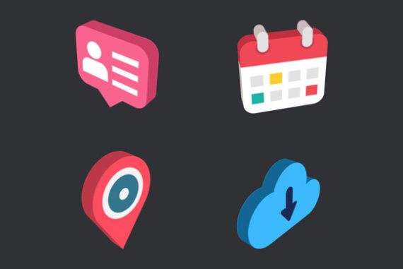 三维图标MG动画AE教程 Isometric Icon Animation Tutorial